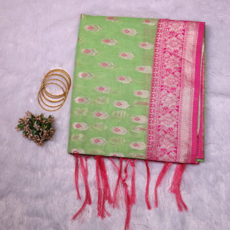 Chanderi Silk Saree - CS004