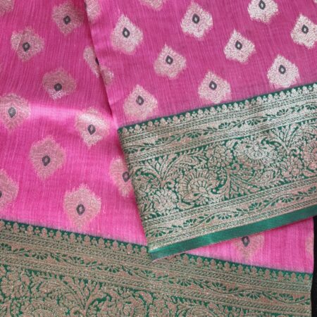 Chanderi Silk Saree - CS006