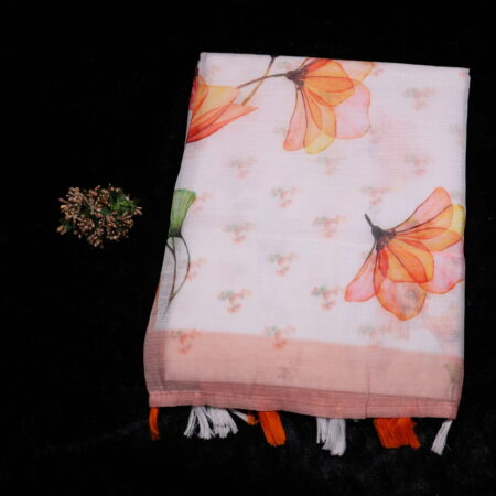 Linen Silk Saree - LS001